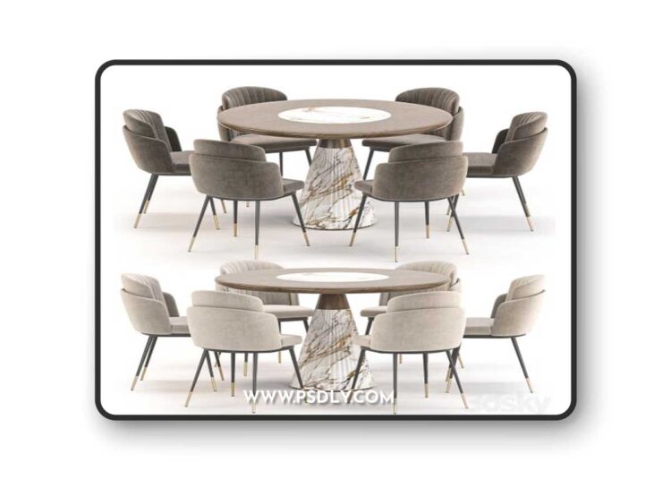 Dining set 67 3D Model