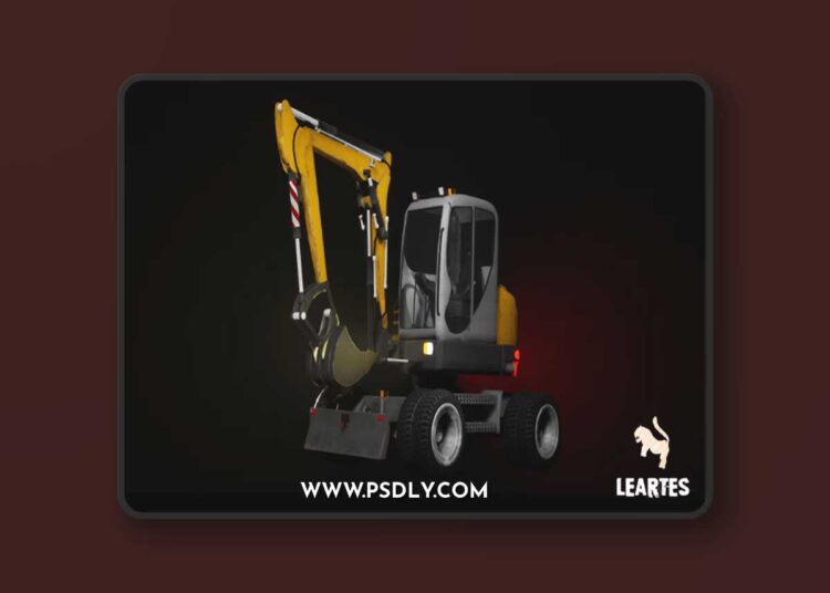 Driveable Animated Construction Truck