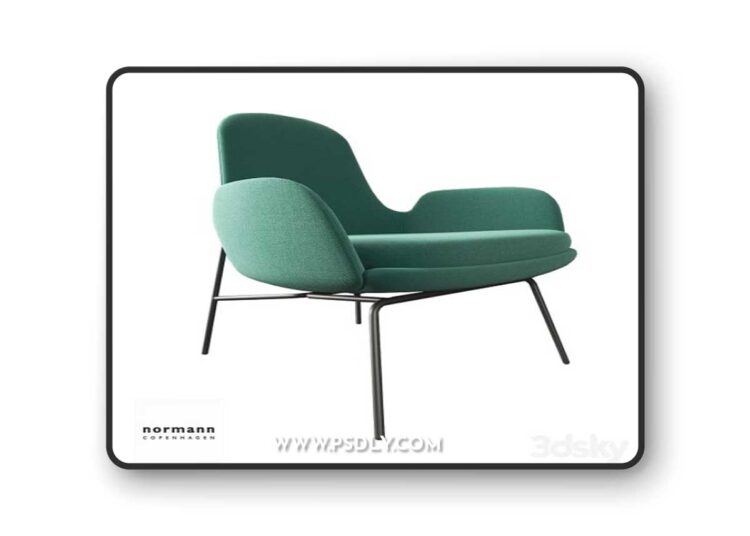 Era Lounge Chair Low 3D Model
