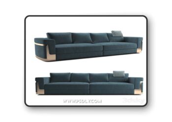 FENDI CASA RAY sofa 3D Model