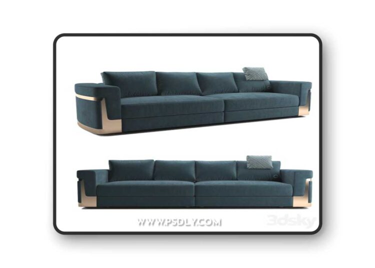 FENDI CASA RAY sofa 3D Model
