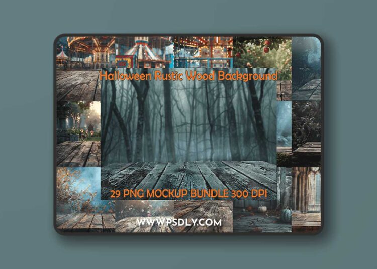 Halloween Rustic Wood Background Bundle 1 Halloween Rustic Wood Background Bundle