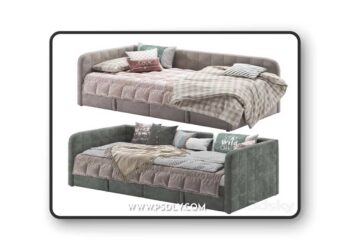 Lakko Nest PUSHE Bed 3D Model