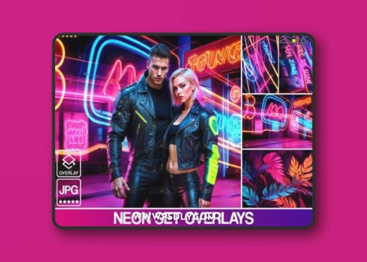 Neon Photoshop Overlays Neon Backdrops 1 Neon Photoshop Overlays Neon Backdrops