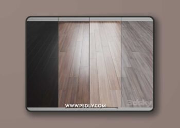 Oak parquet board 04 (wood floor set)
