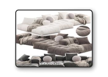 PIXEL Sofa by Saba Italia 2, sofas