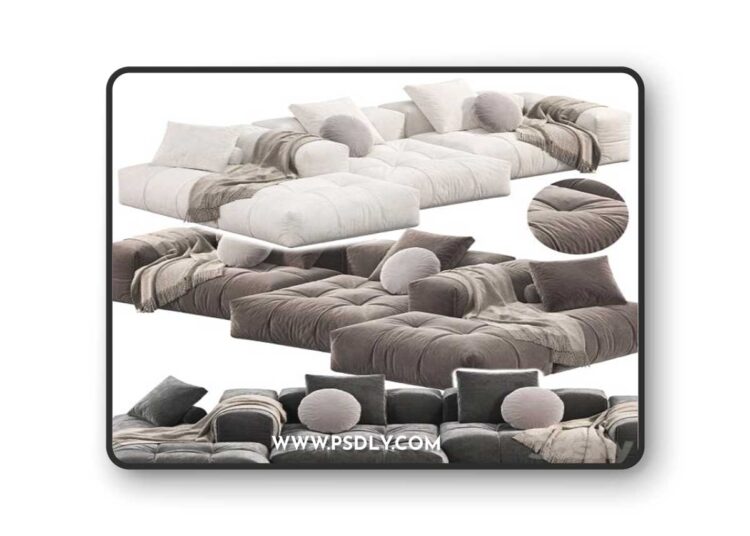 PIXEL Sofa by Saba Italia 2, sofas