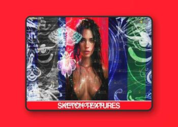 Photoshop Overlays, Sketch Drawings