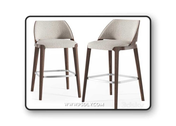 Potocco Velis wood stool