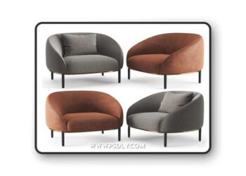 Potocco Yoisho Lounge 3D Model