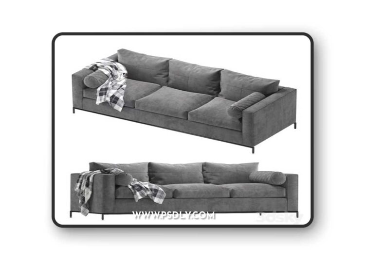 Sofa B&B Italia Project GEORGE Velvet