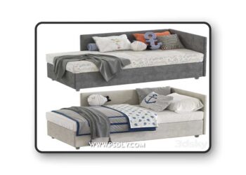 Sofa bed CLEA 3D Model
