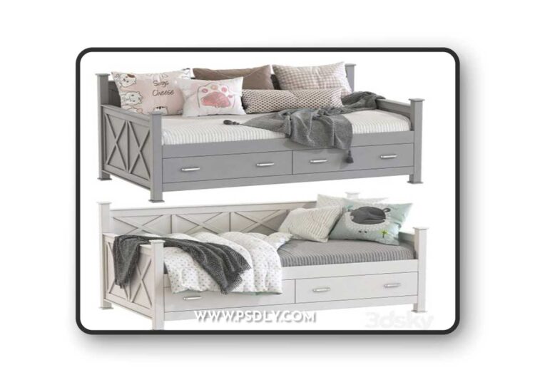 Sofa bed Pasadena Twin Solid Wood Daybed