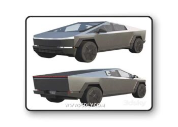 Tesla Cybertruck 2024 - 3D Model