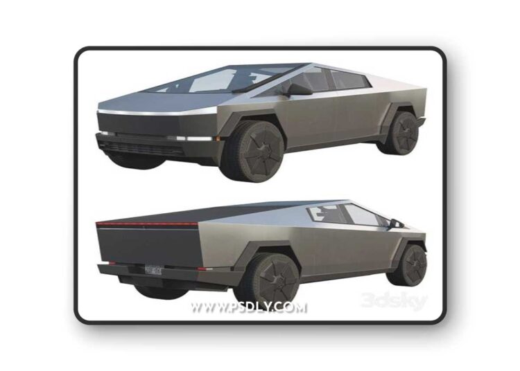 Tesla Cybertruck 2024 - 3D Model