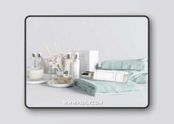 The white company bath set 3D Model