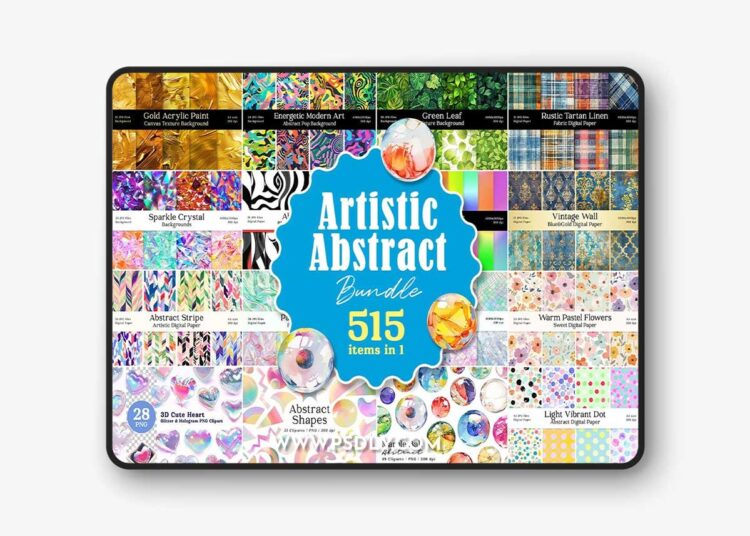 Artistic Abstracts Bundle 1 Artistic Abstracts Bundle