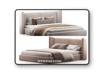 Bladin Bed Egypt 3D Model