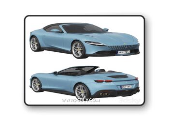 Ferrari Roma Spider 3D Model