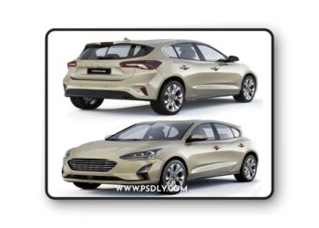Ford Focus 1.0 Ecoboost 2018 3D Model