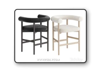 Mazz Boucle Counter Stool by Leanne Ford