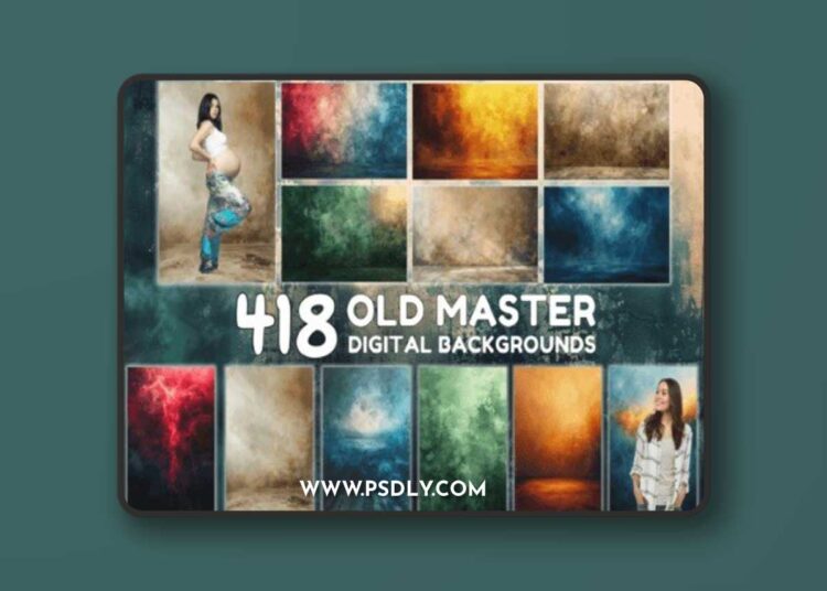 Old Master Background Digital Backdrops 1 Fantasy Aquatic Castle Digital Backdrop