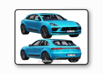 Porsche Macan Turbo 2020 3D Model