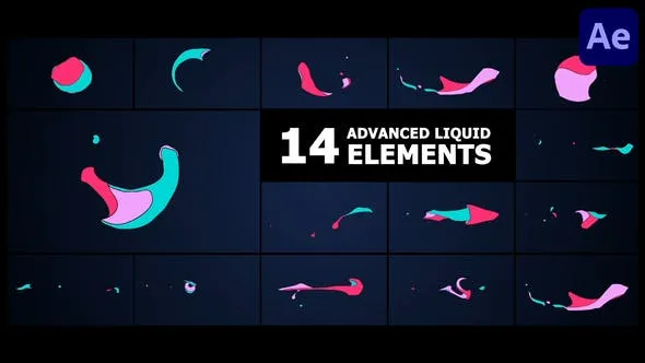 Videohive Advanced Liquid Elements for After Effects 54063731