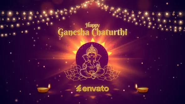 Videohive Ganesha Chaturthi Wishes 54030642