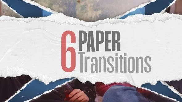 Videohive Paper Transitions 53546011