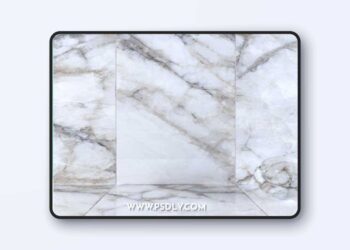 Wall Tiles Museum Crystal White Set 1 3D Model