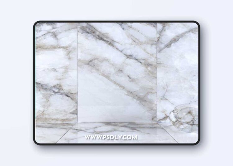 Wall Tiles Museum Crystal White Set 1 3D Model