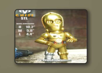3DXM-–-C-3PO-Chibi-–-3D-Print-Model