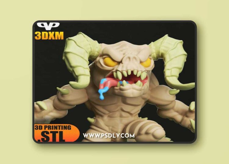 3DXM – Deathclaw Chibi – 3D Print Model
