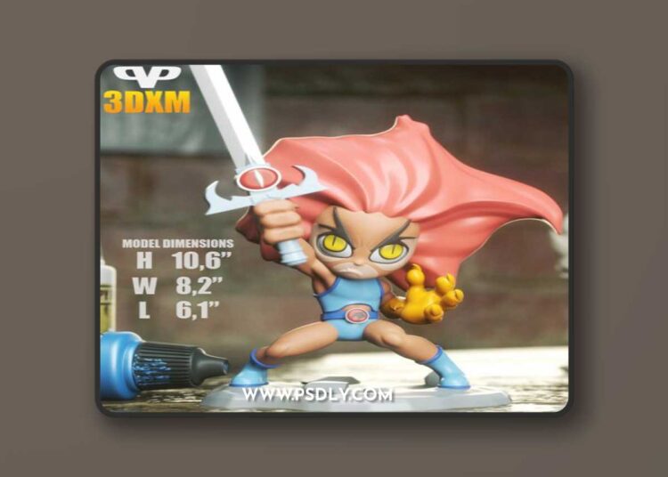 3DXM – Lion-O Chibi – 3D Print Model