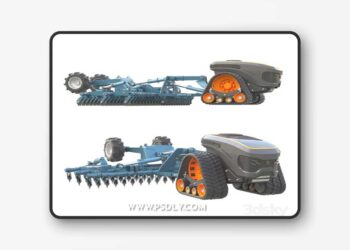 Autonomous tractor and plow