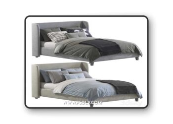 Bed Norbrook Upholstered Low Profile Standard Bed