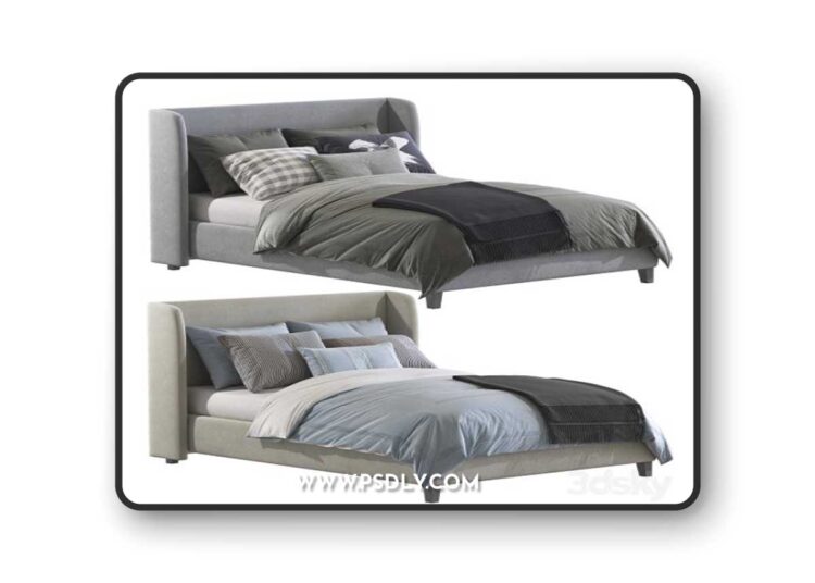 Bed Norbrook Upholstered Low Profile Standard Bed