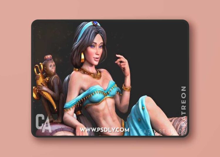 Ca 3d Studios – Jasmine – 3D Print Model STL