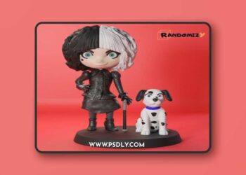 Chibi Cruella Fanart – 3D Print Model