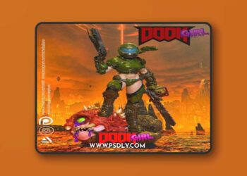 Doom Girl By Creative Geek MB – 3D Print Model STL