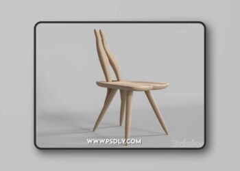 Fenis zanotta chair 3D Model
