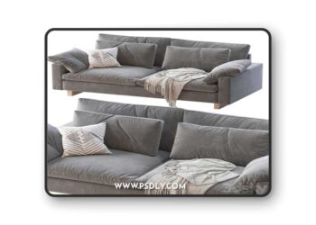 Harmony sofa 3D Model