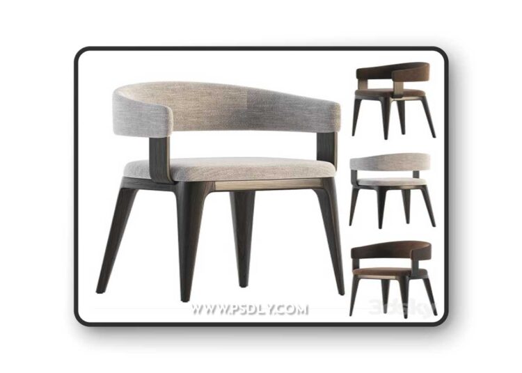 KIRK dining chair 3D Model