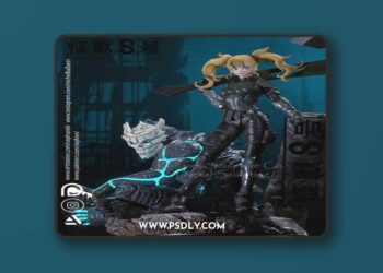 Kaiju N°8 Diorama – 3D Print Model