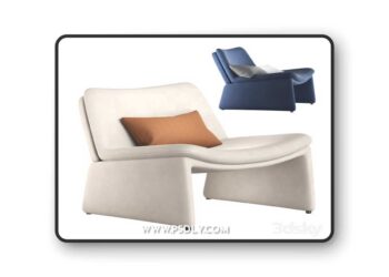 Mara Hoffman Chair West Elm 3D Model