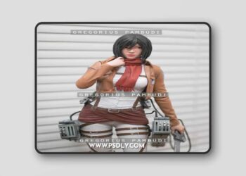 Mikasa Ackerman Attack on Titan – 3D Print Model STL