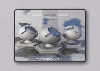 Shaders Concrete 7 3D Model