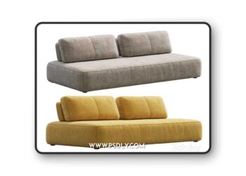 Sofa Puff By In Mood 3D Model