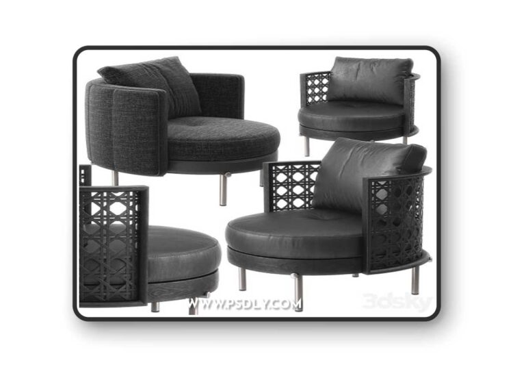 Torii armchairs by Minotti